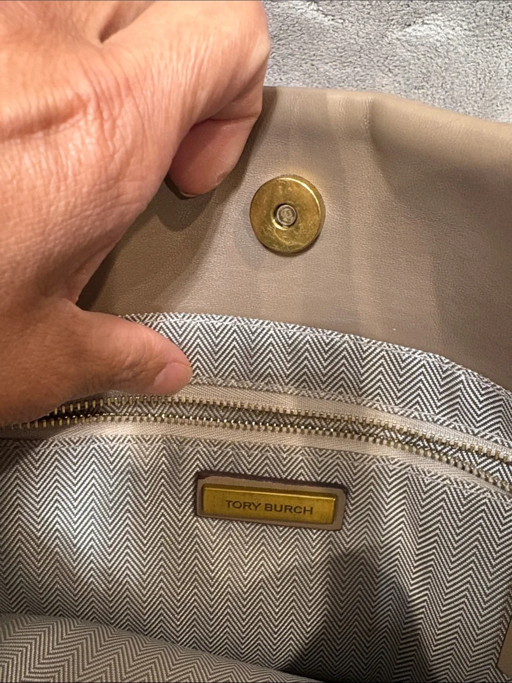 Tory Burch shoulder front by